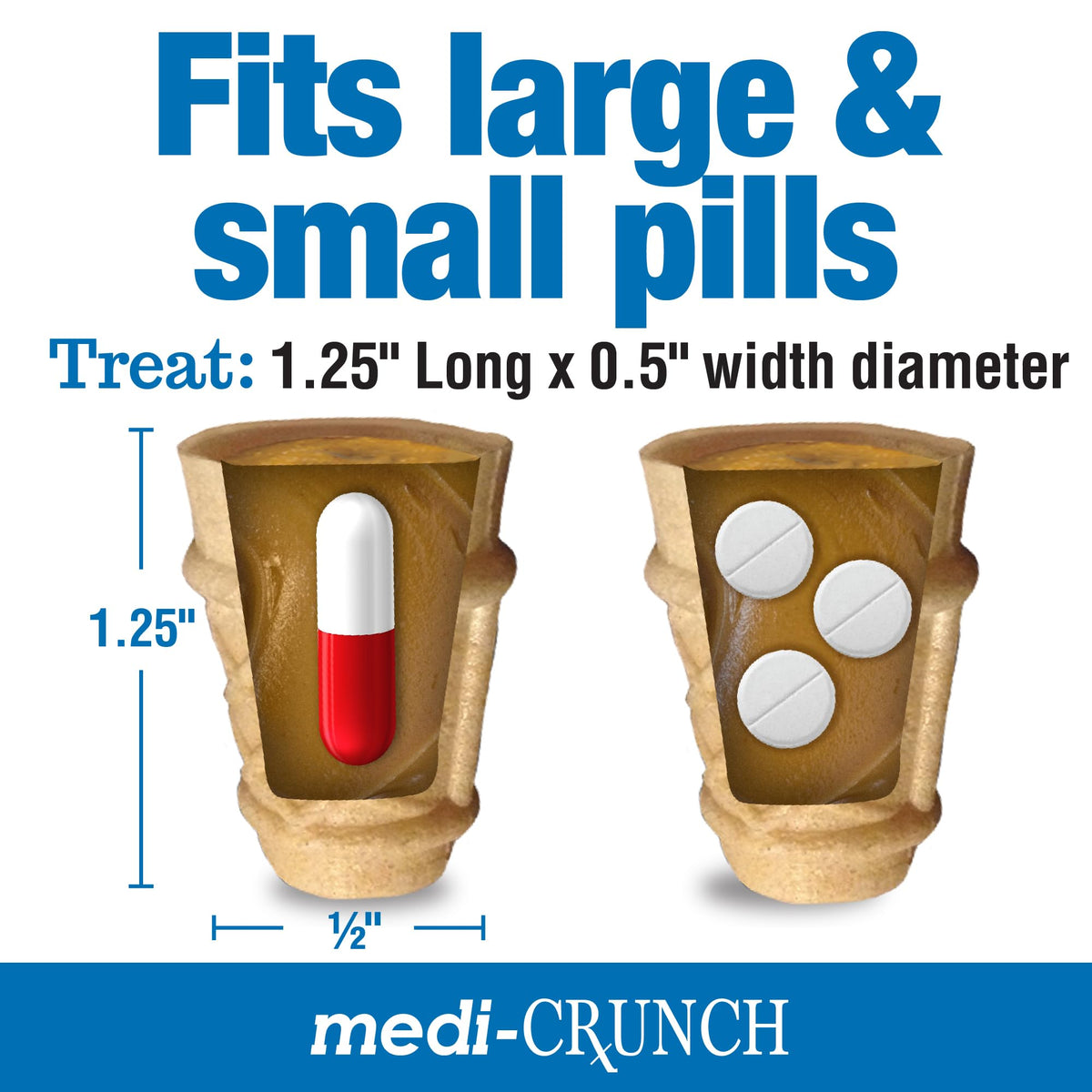 Peanut Butter Dog Pill Treats 180 Count J99208