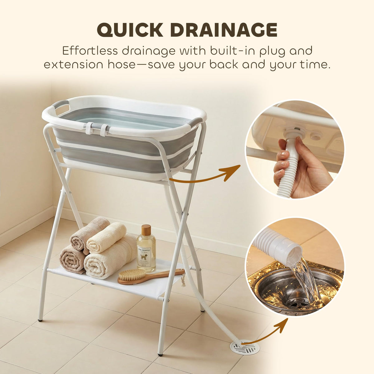 2 in 1 Dog Bath Tub K709492