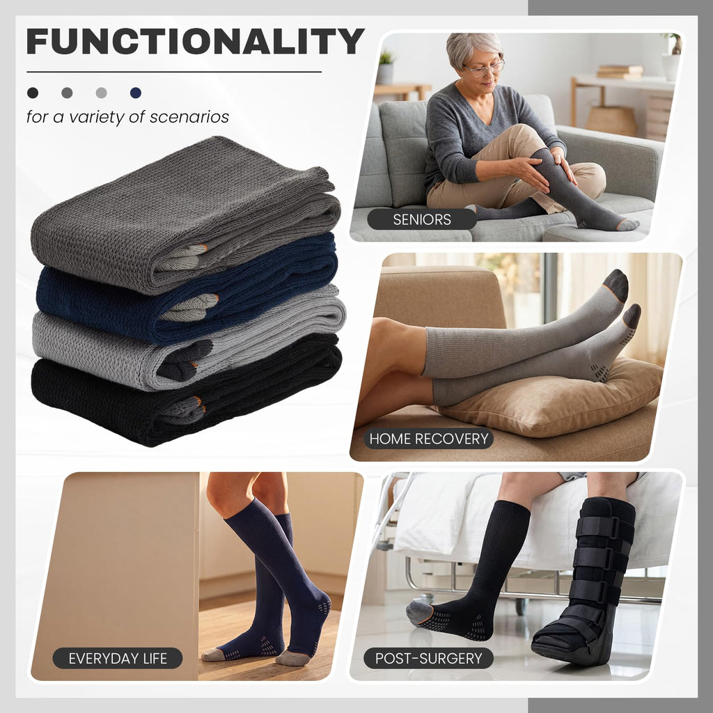 4 Pairs Walking Boot Socks W9264
