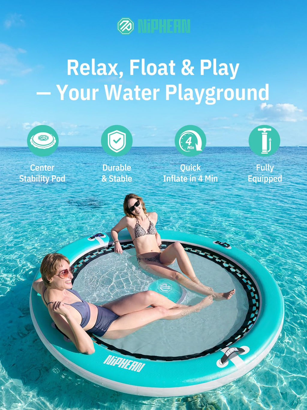 Inflatable Water Hammock 8FT M252525