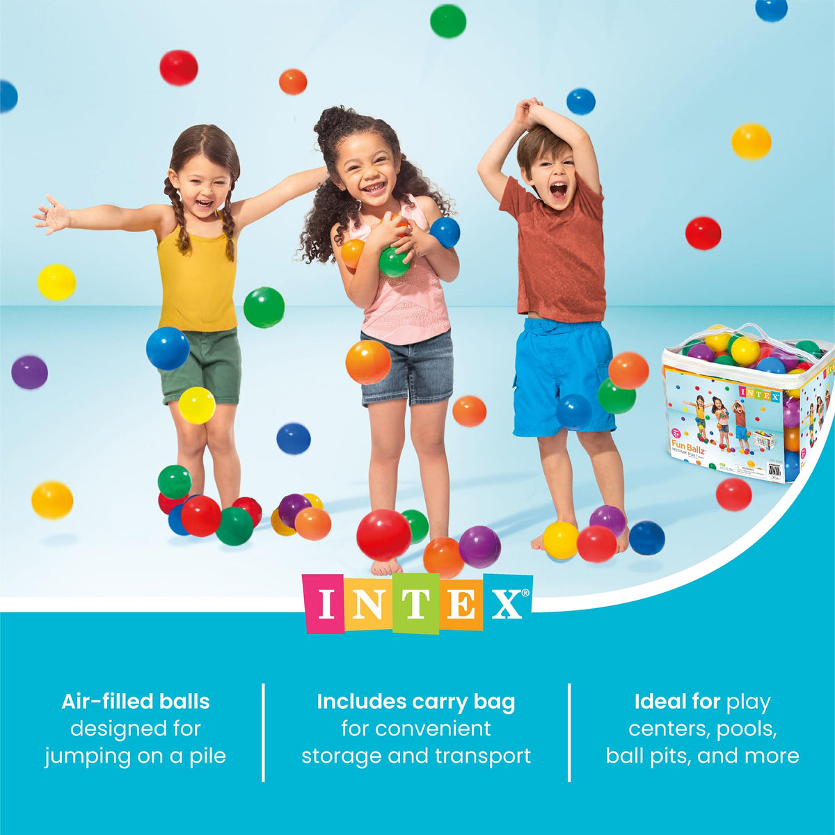 Set of 100 Coloured Balls B198080