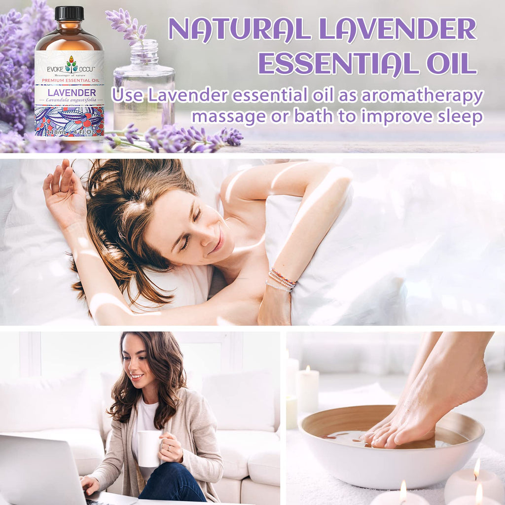Rosemary Tea Tree Lavender Peppermint Cinnamon Essential Oil 4 FL Oz N554