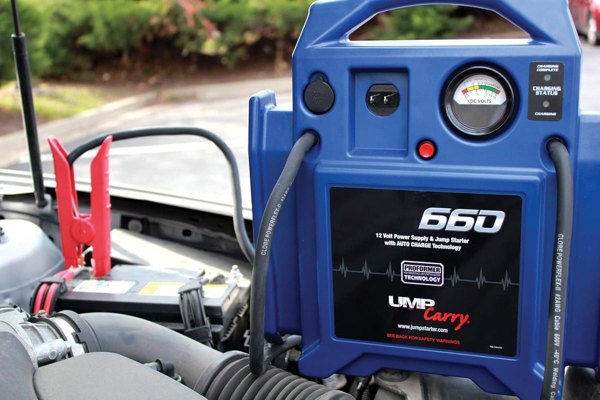 Portable Vehicle Starting Unit 1700 Peak Amps 12V 2 Pack X265