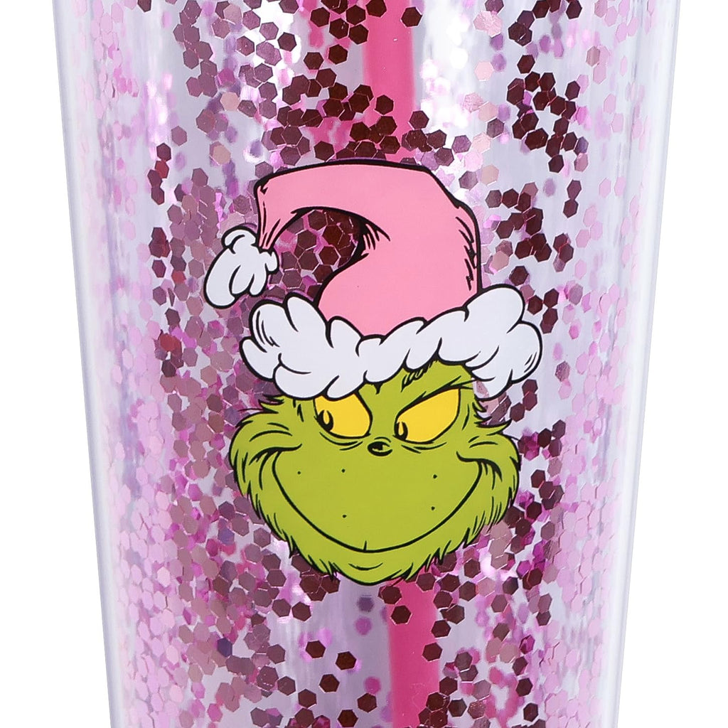 Pink 22 oz Insulated Tumbler with Straw G3594