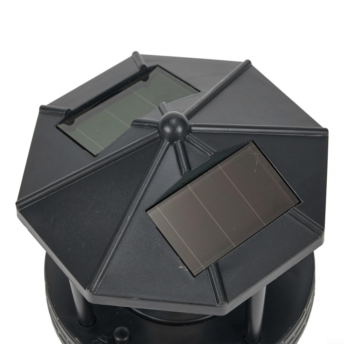 Black Solar Lighthouse Outdoor Light X9443