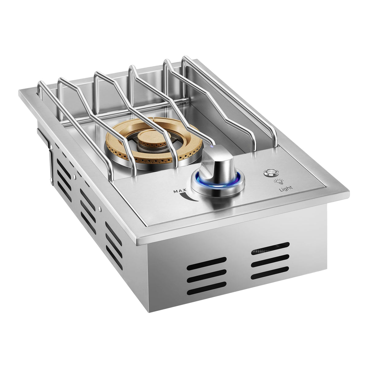 17500BTU Liquid Propane Side Burner 304 Stainless Steel F742171