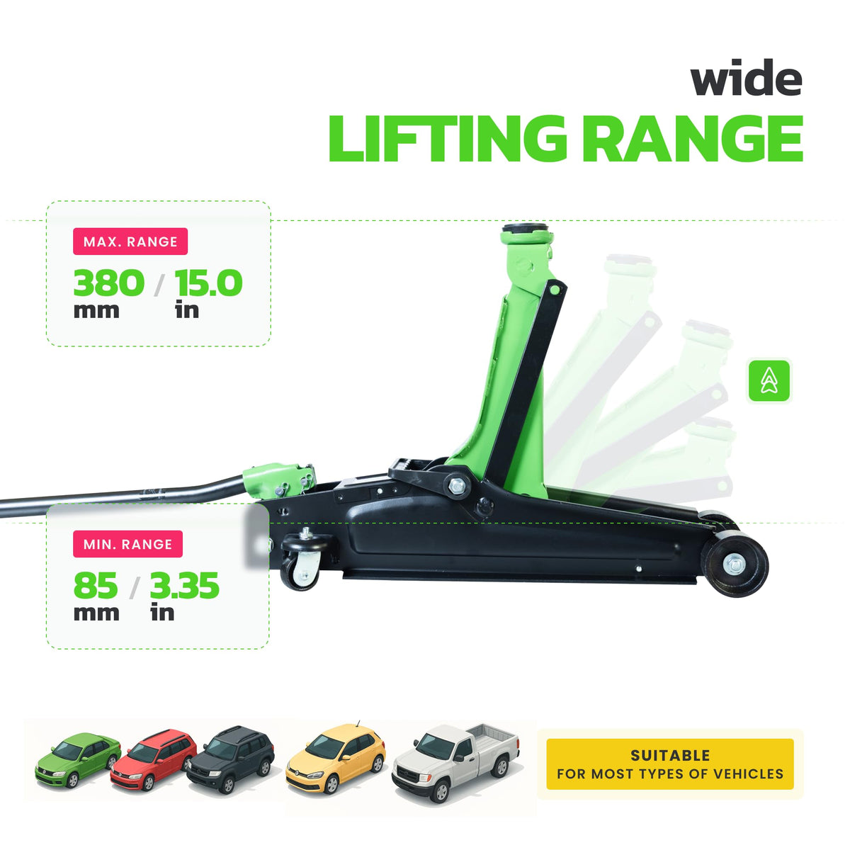 2.5 Ton Low Profile Hydraulic Floor Jack Y411429