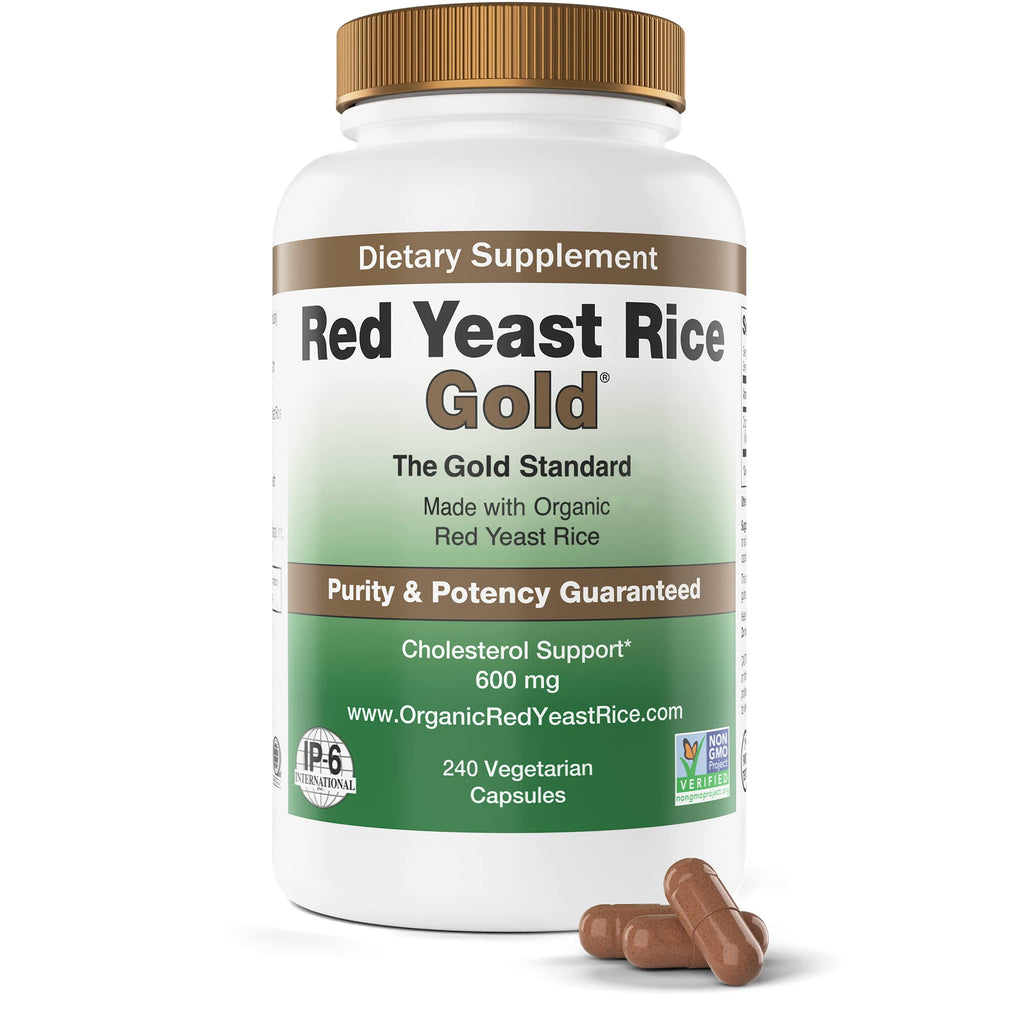 Red Yeast Rice 1200 mg 240 Capsules T99420