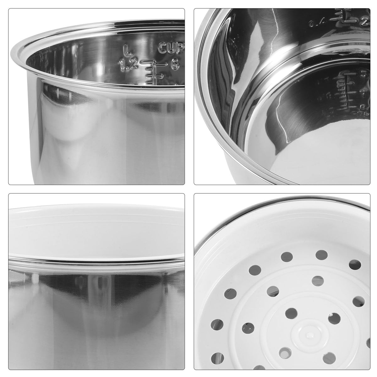 3L Stainless Steel Non Stick Rice Cooker Inner Pot W908223