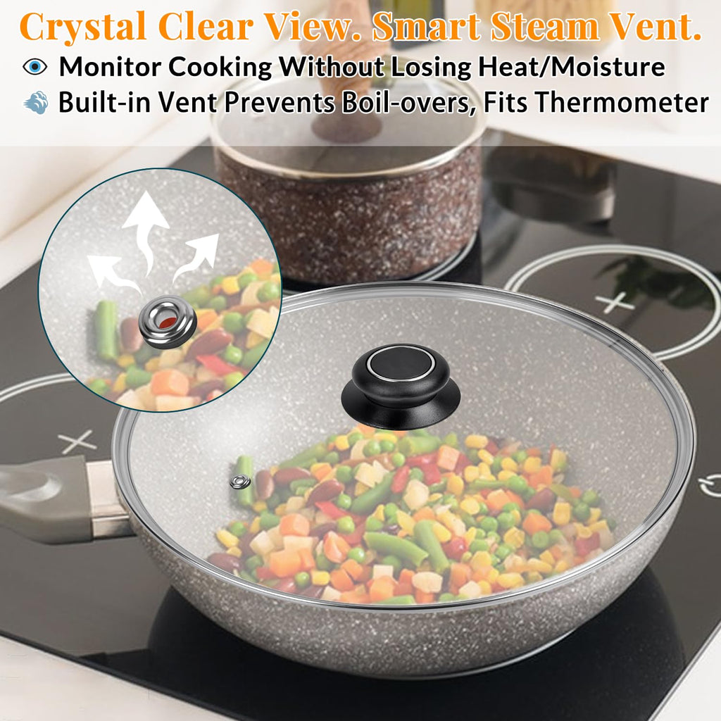 12 Inch Tempered Glass Lid for Frying Pan & Skillet R301315