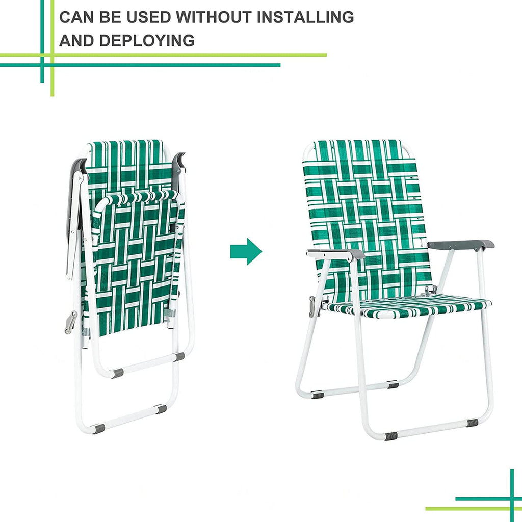 Folding Webbing Chair Set, 2 Pack P567