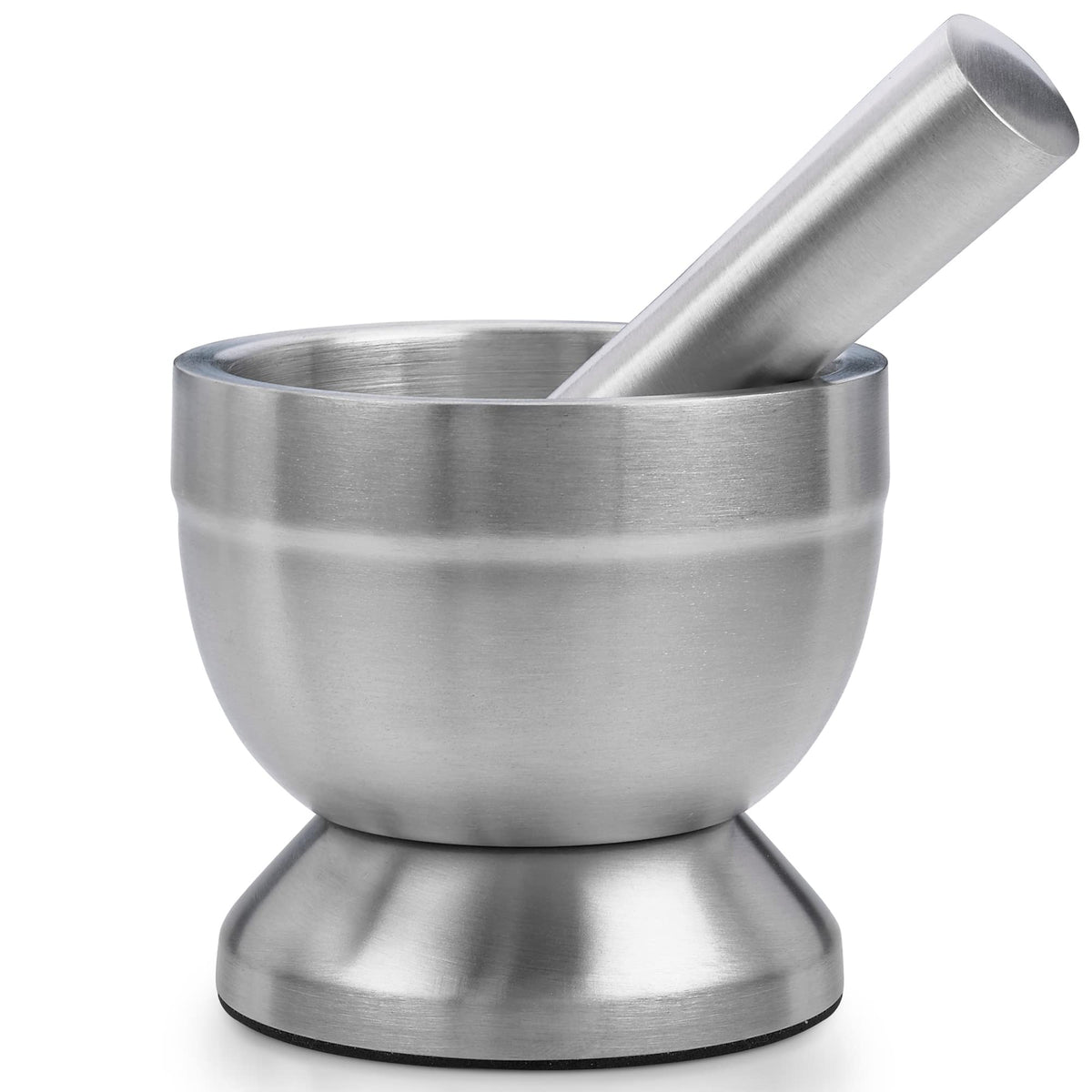304 Food Grade Stainless Steel Mortar and Pestle Pill Crusher V386849