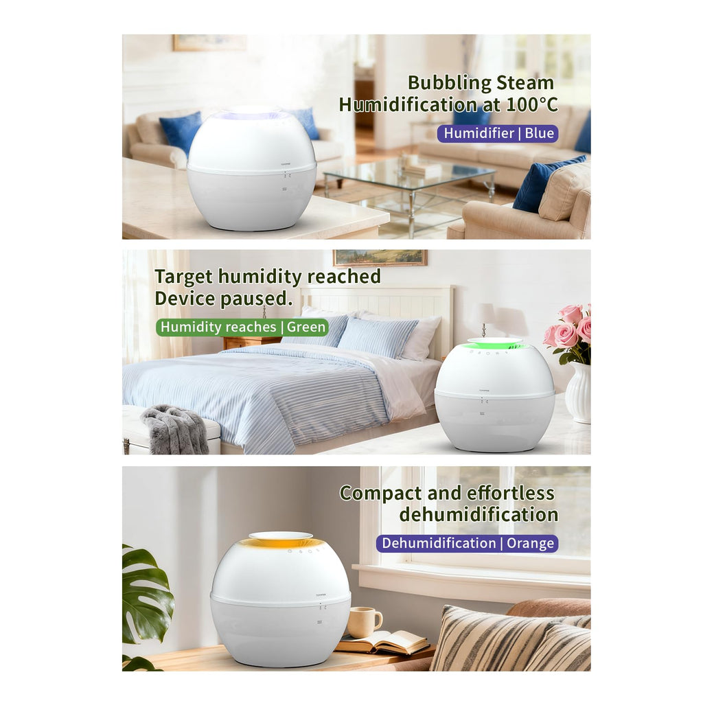 2-in-1 Dehumidifier & Humidifier with Purifier, 101oz Tank H578