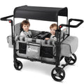 4-in-1 Wagon Stroller with Convertible Seats and Canopy U7234