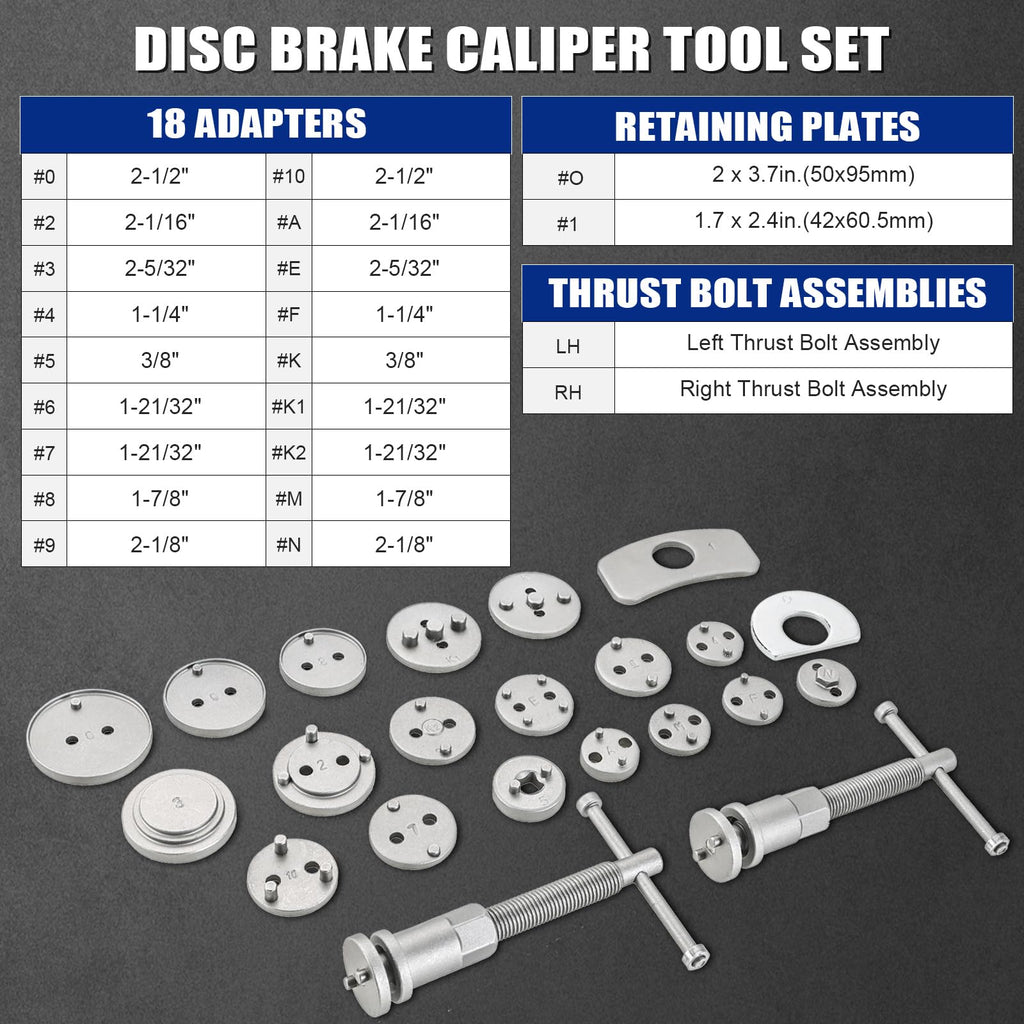Heavy Duty Disc Brake Caliper Tool Set D643300