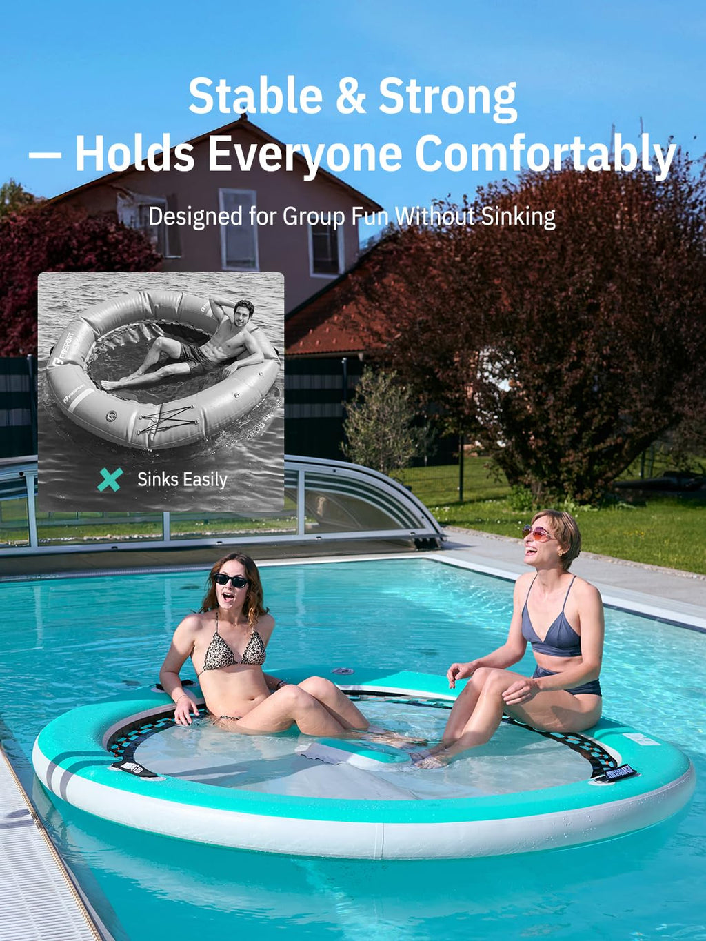 Inflatable Water Hammock 8FT M252525