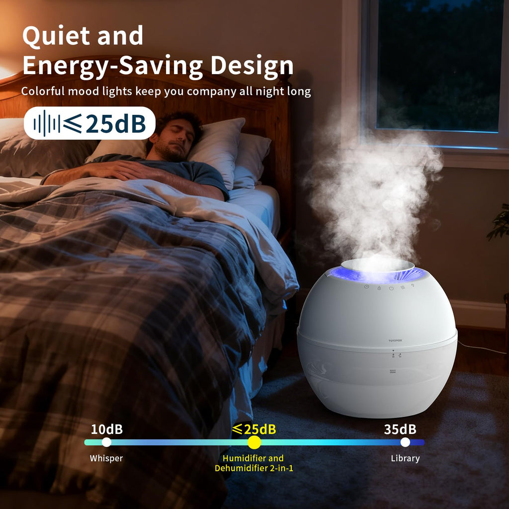 2-in-1 Dehumidifier & Humidifier with Purifier, 101oz Tank H578
