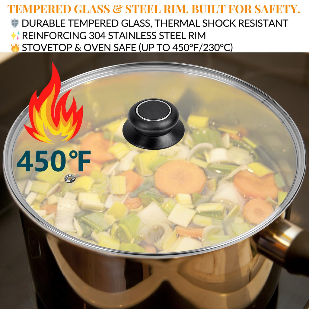 12 Inch Tempered Glass Lid for Frying Pan & Skillet R301315
