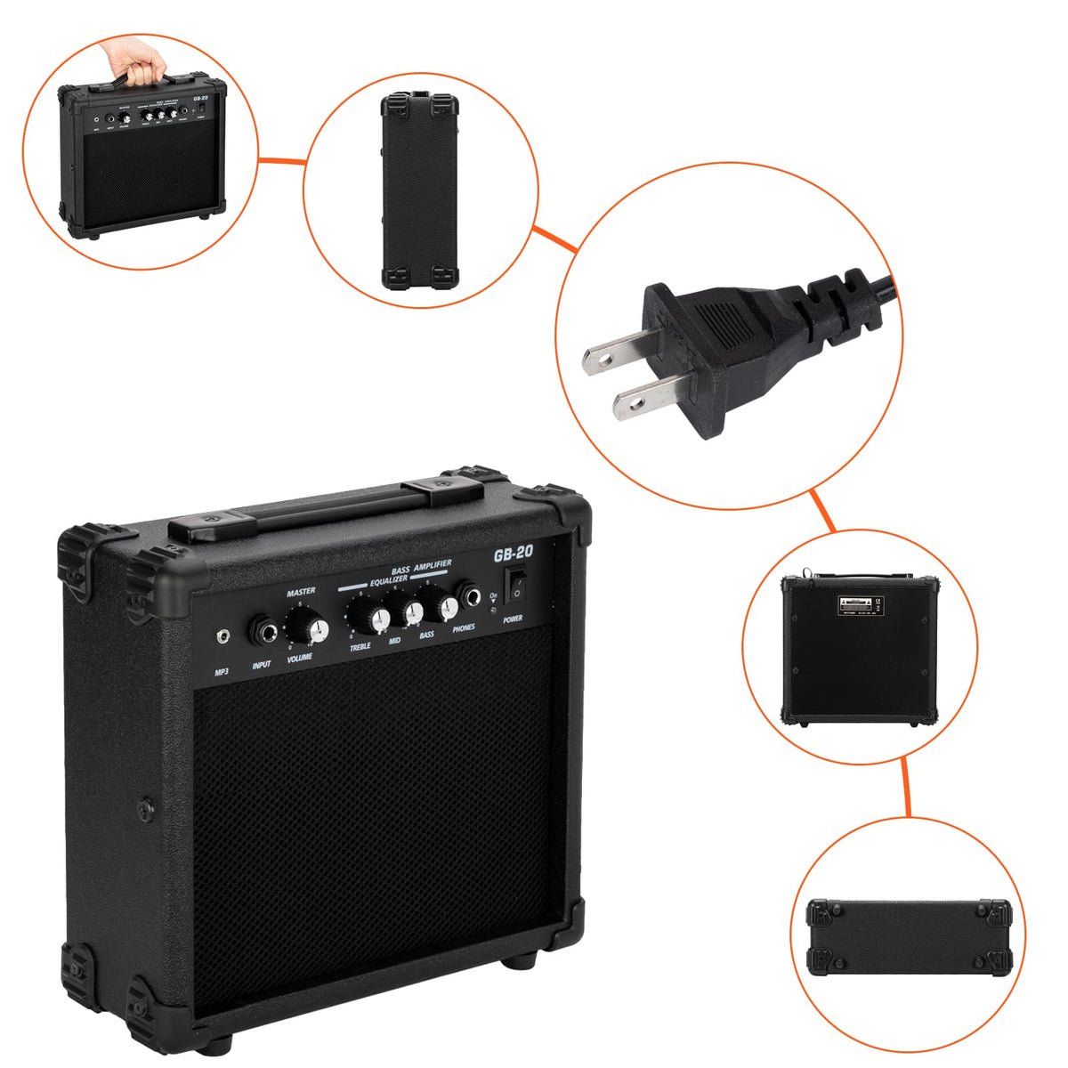 Full Size Flame Design Electric Bass Guitar Kit N5867