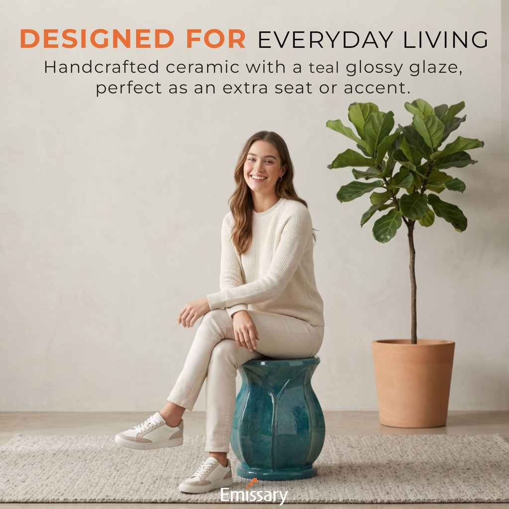 Teal Stool P47818