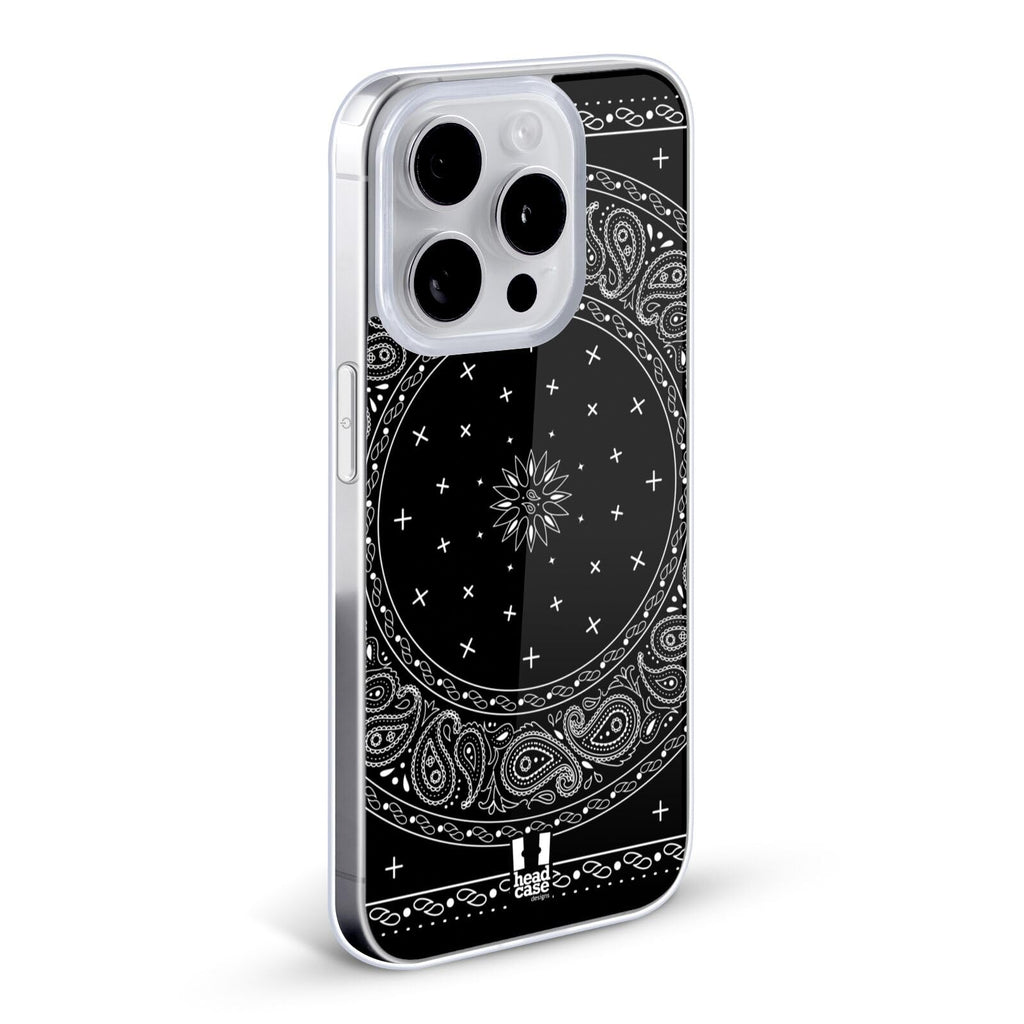 Black Classic Paisley Bandana Gel Case A874009
