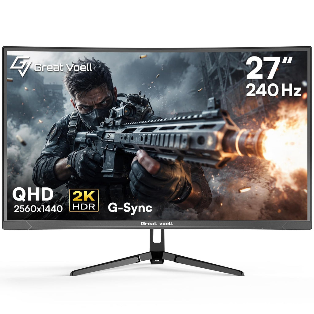 27 Inch 240Hz Curved Gaming Monitor 2K QHD X461