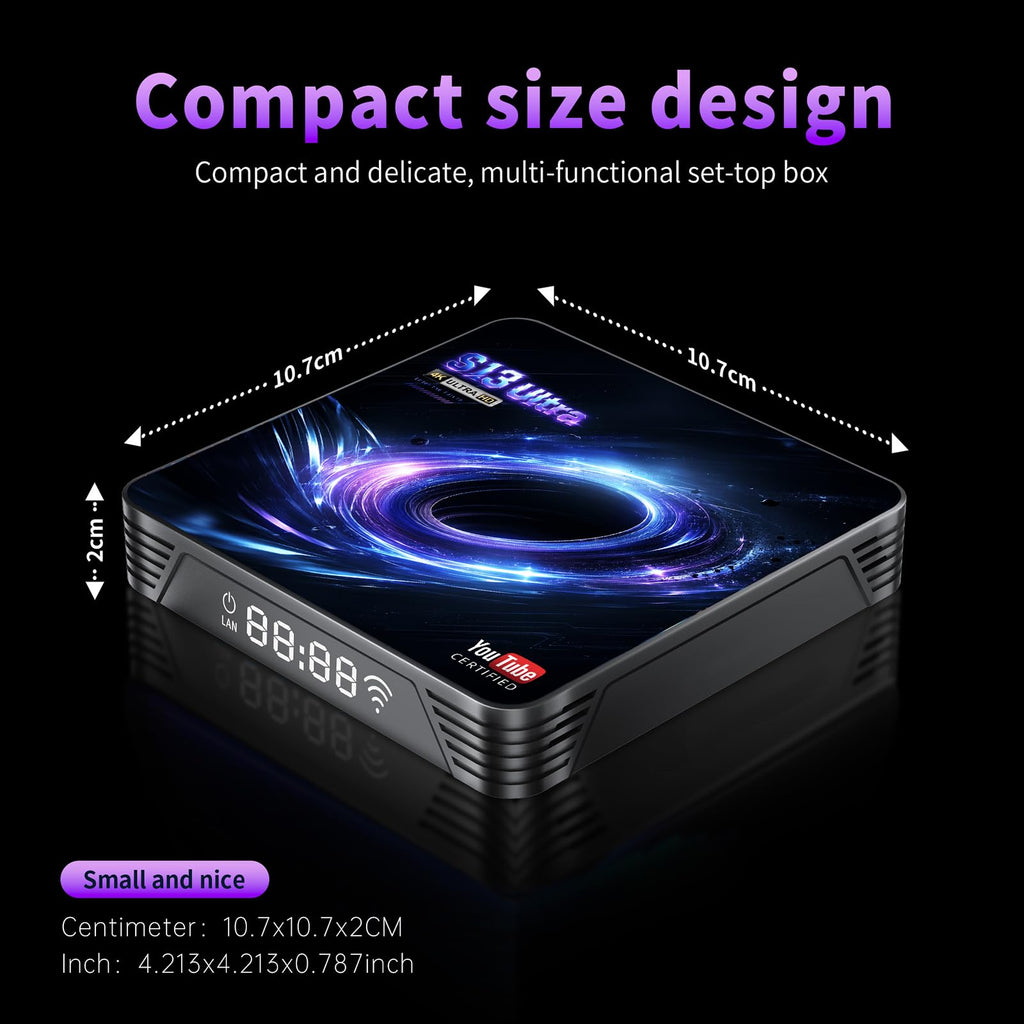 Android TV Box 4K Streaming Device J62555