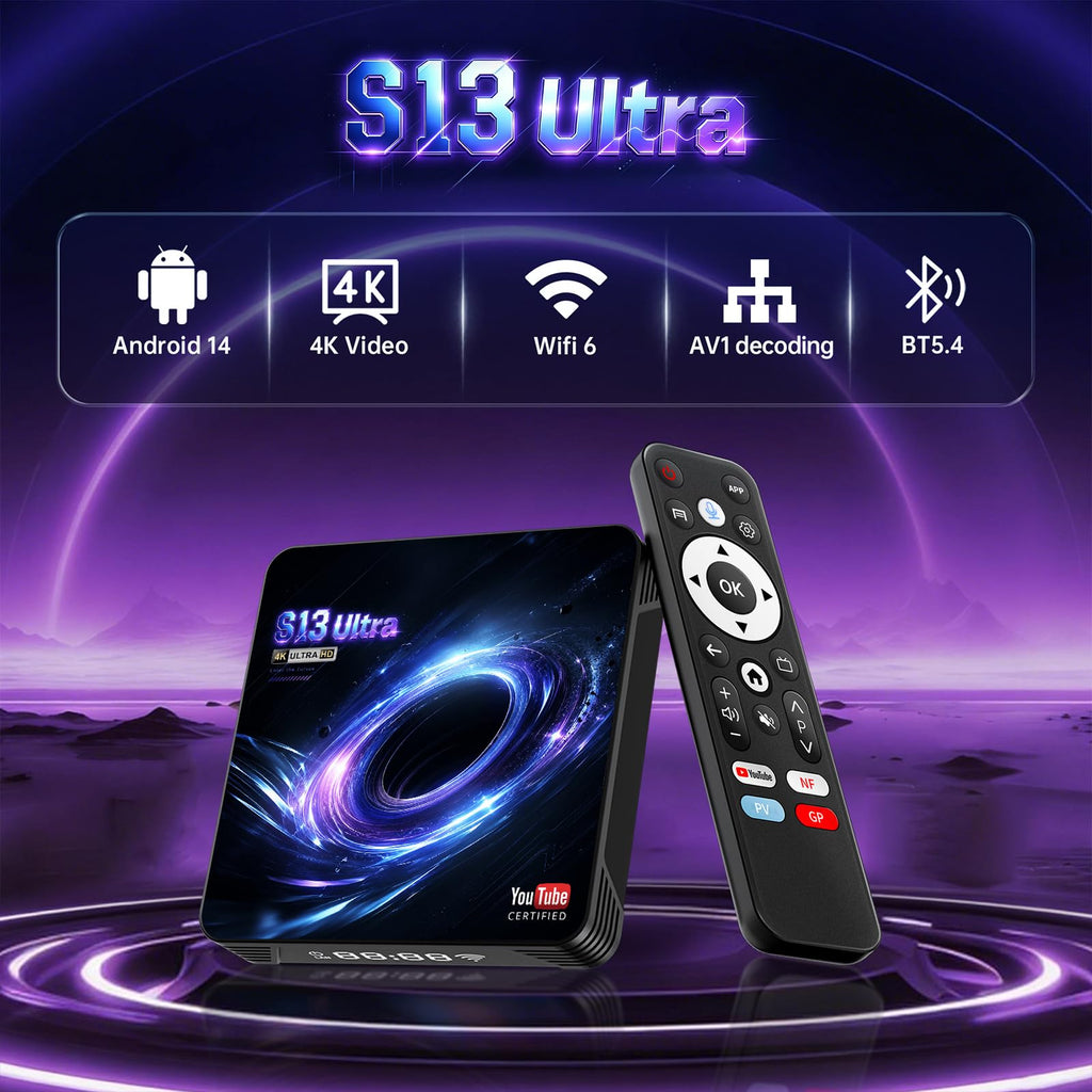 Android TV Box 4K Streaming Device J62555