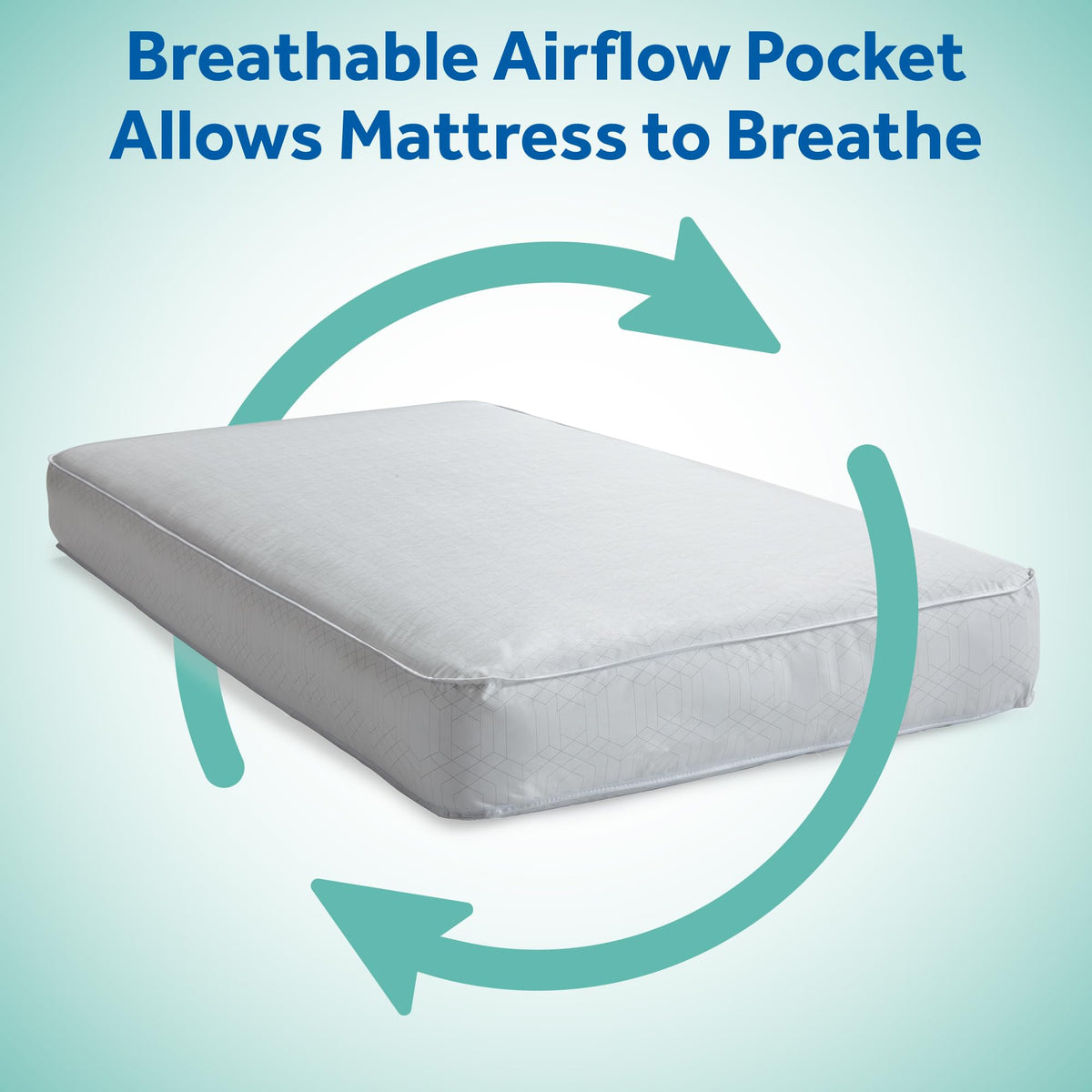 Infant & Toddler Crib Mattress, 204 Coils, Waterproof Breathable S66857