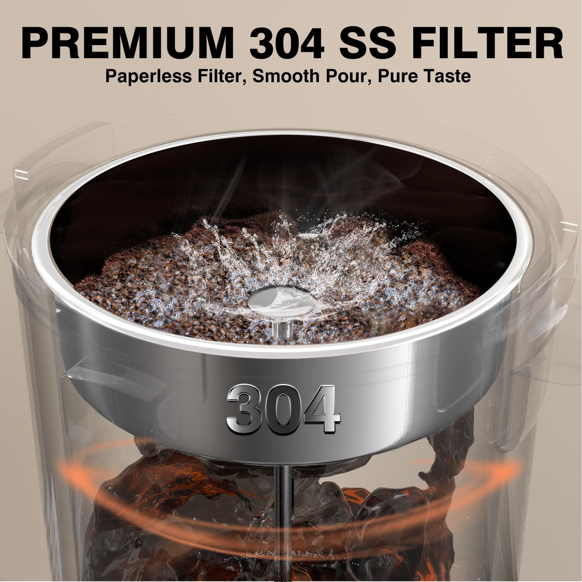 110-Cup Stainless Steel Commercial Coffee Urn D6292