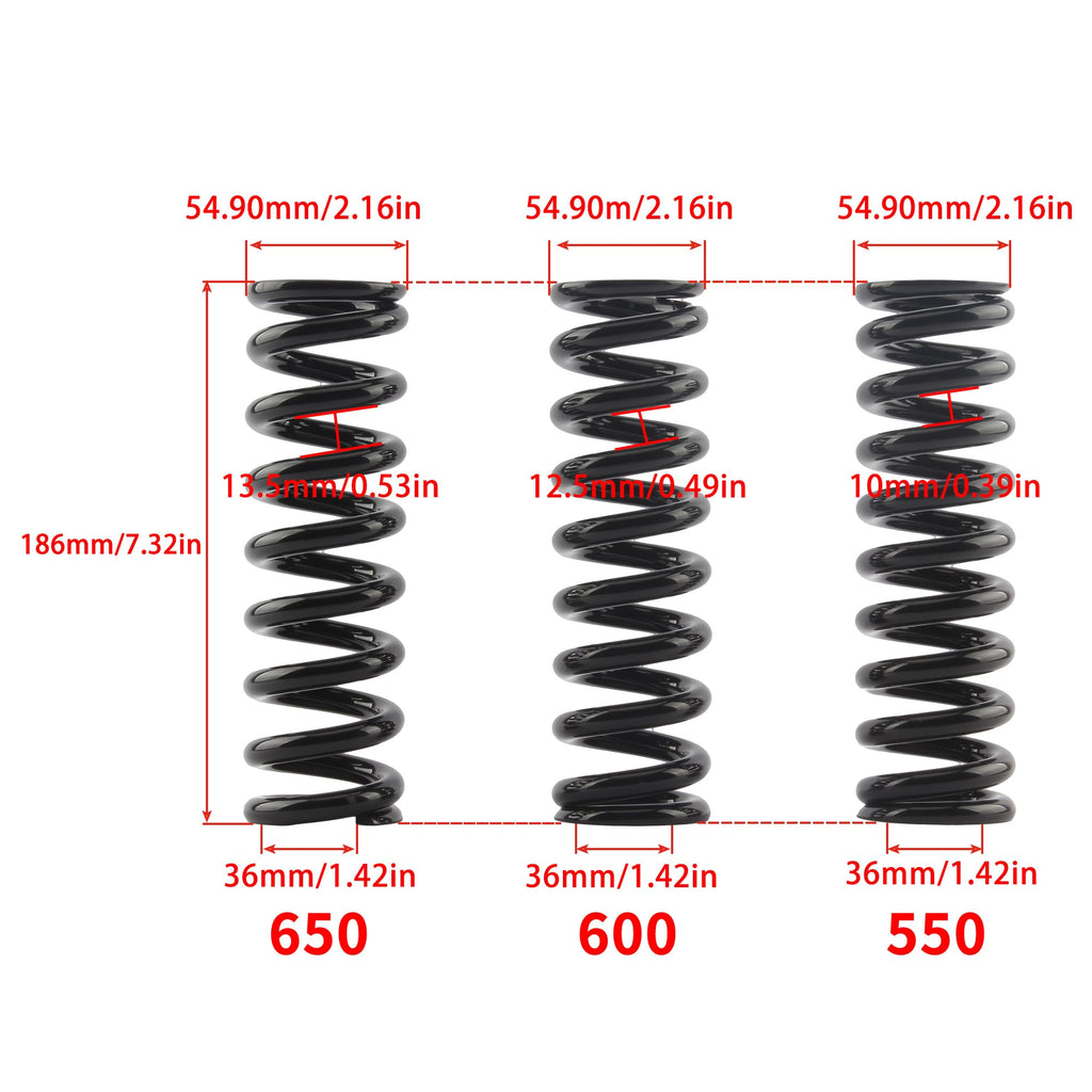 650LBS Rear Shock Absorber Spring X10051