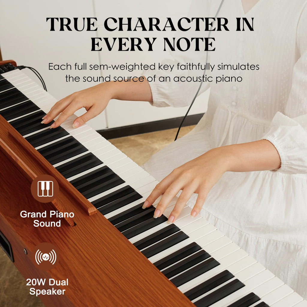 88 Key Semi Weighted Digital Piano G42276