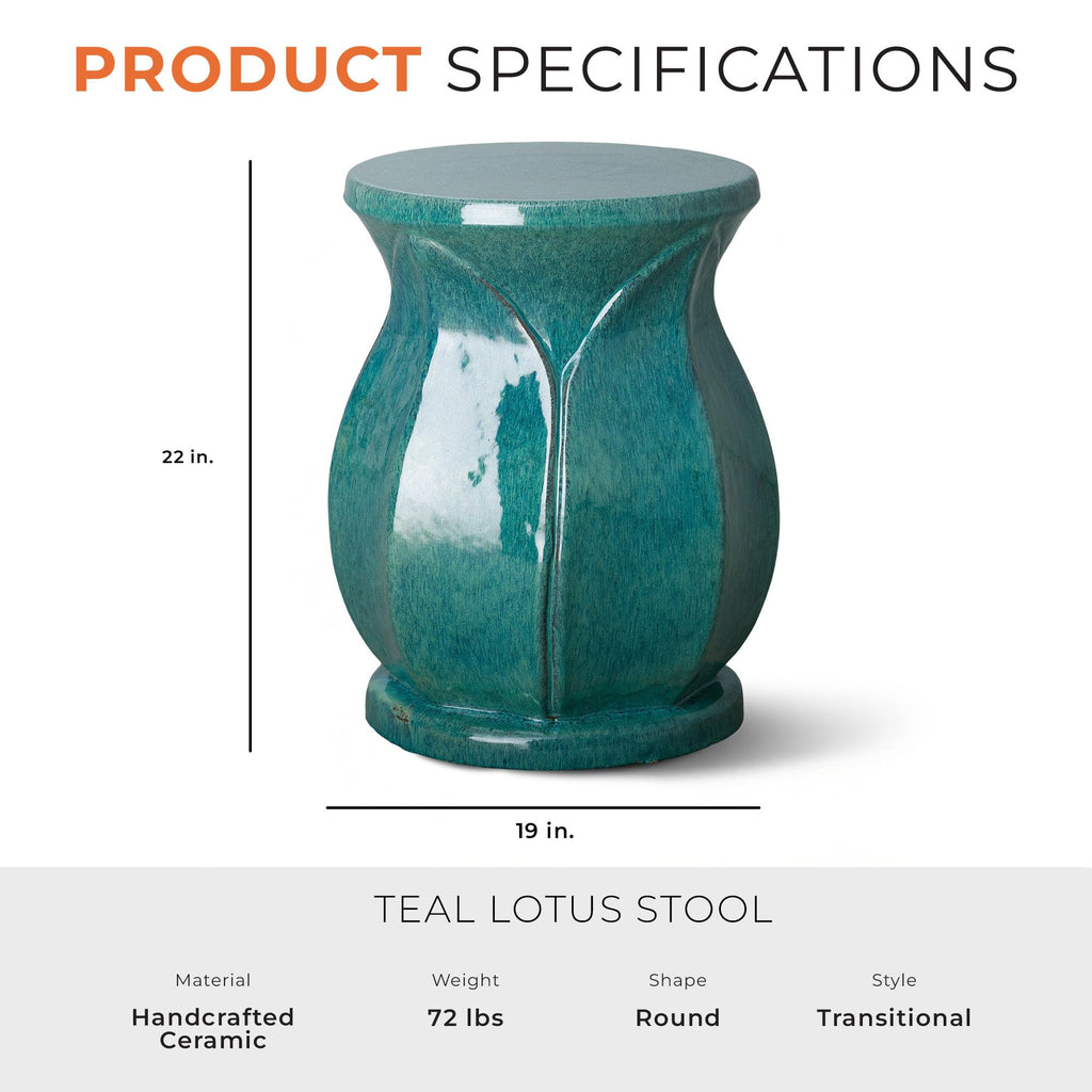 Teal Stool P47818