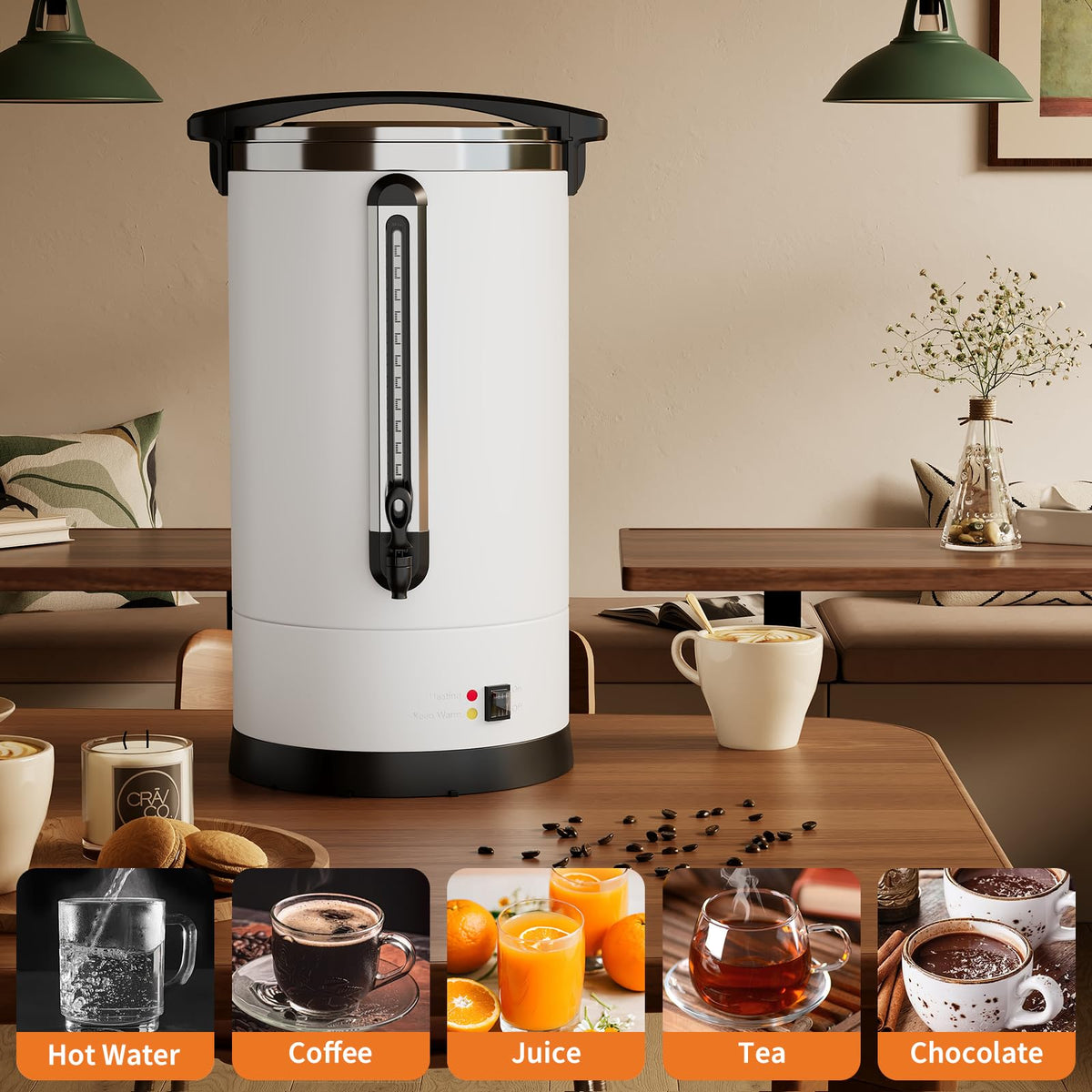 12L Stainless Steel Coffee Urn B766133