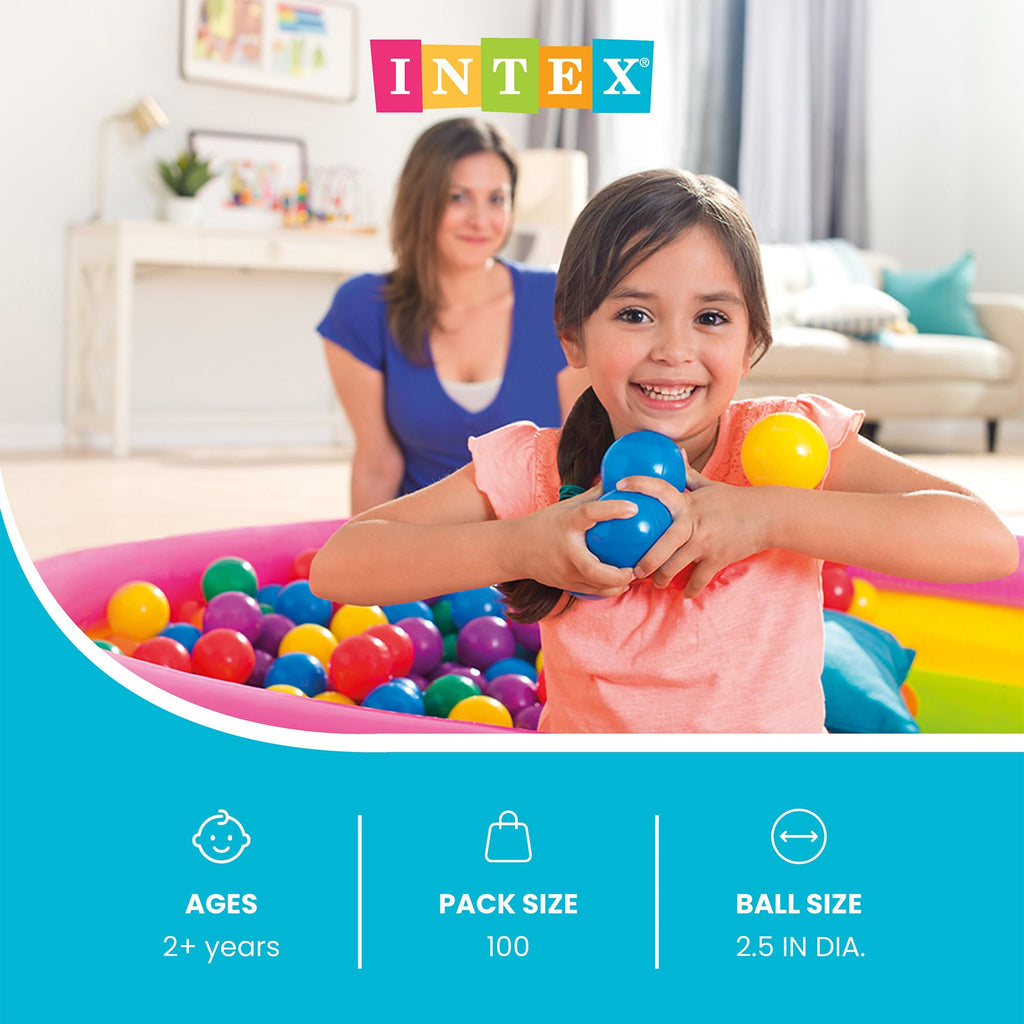 Set of 100 Coloured Balls B198080