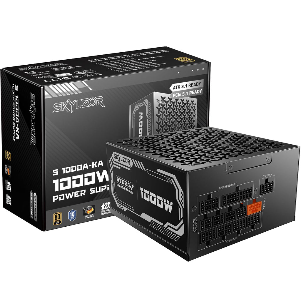 1000W Fully Modular 80+ Gold Certified ATX 3.1 Power Supply V91854