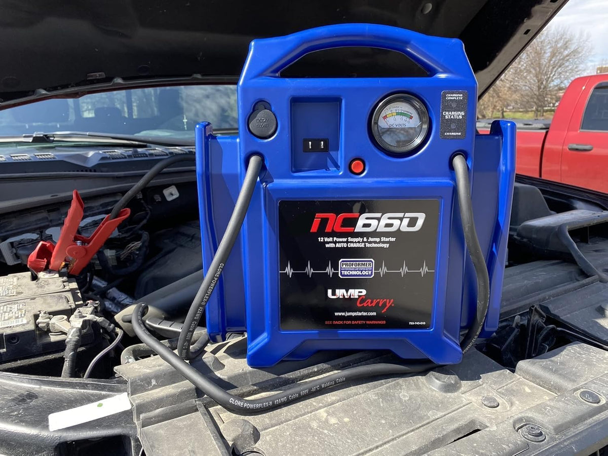 Portable Vehicle Starting Unit 1700 Peak Amps 12V 2 Pack X265