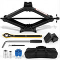 2 Ton Scissor Jack with 2 Rubber Pads O75029