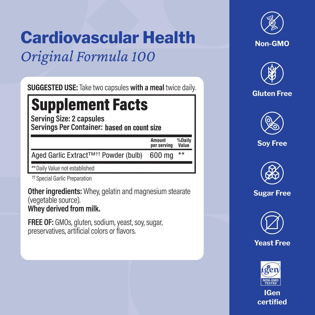 Aged Garlic Extract 300 Capsules F48506