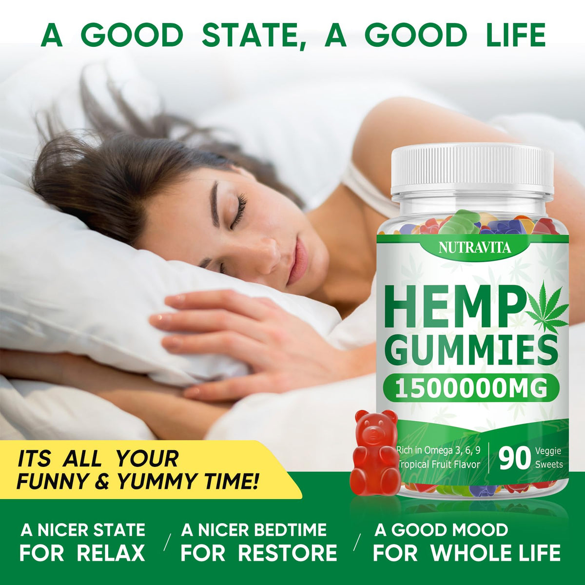 Fruit Hemp Gummies 180 Gummies L323