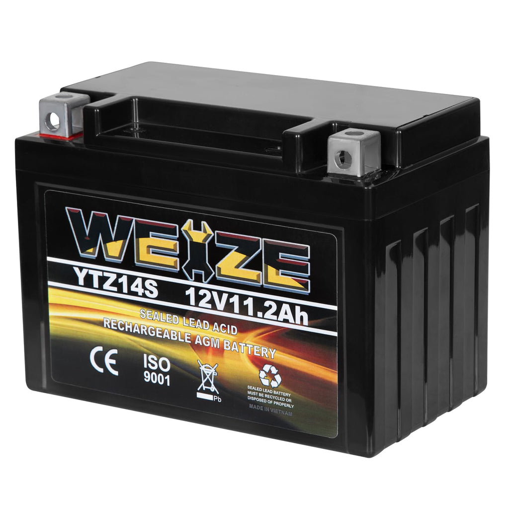 12V 11.2AH 230CCA Maintenance Free Sealed AGM Motorcycle Battery N758997