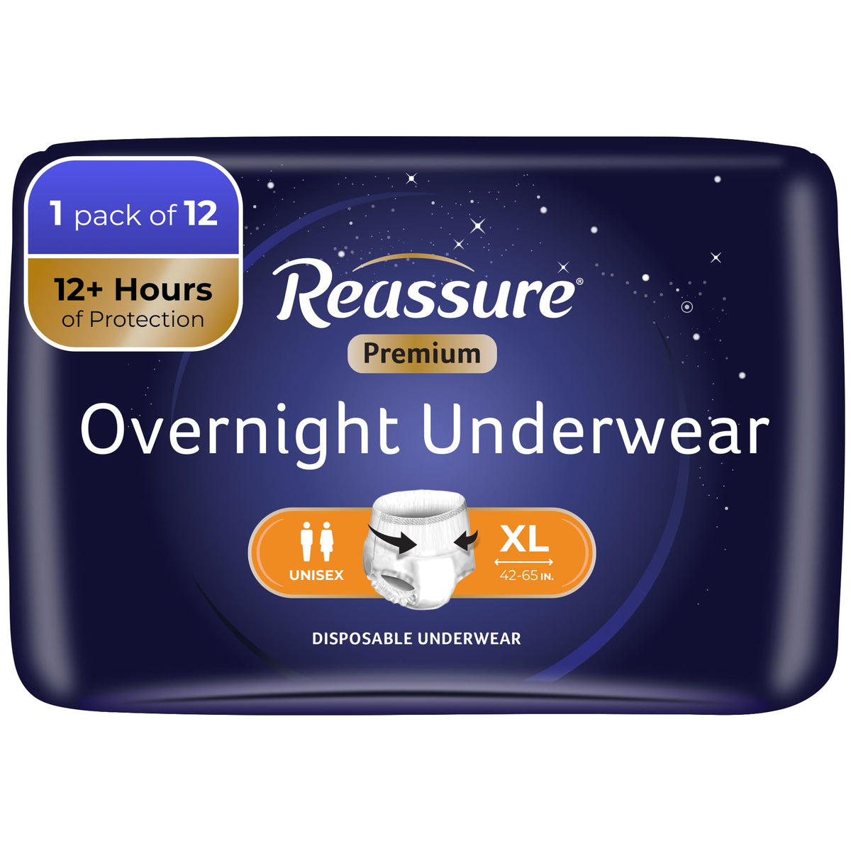 Extra Large Disposable Incontinence Underwear 12 Pack B24889