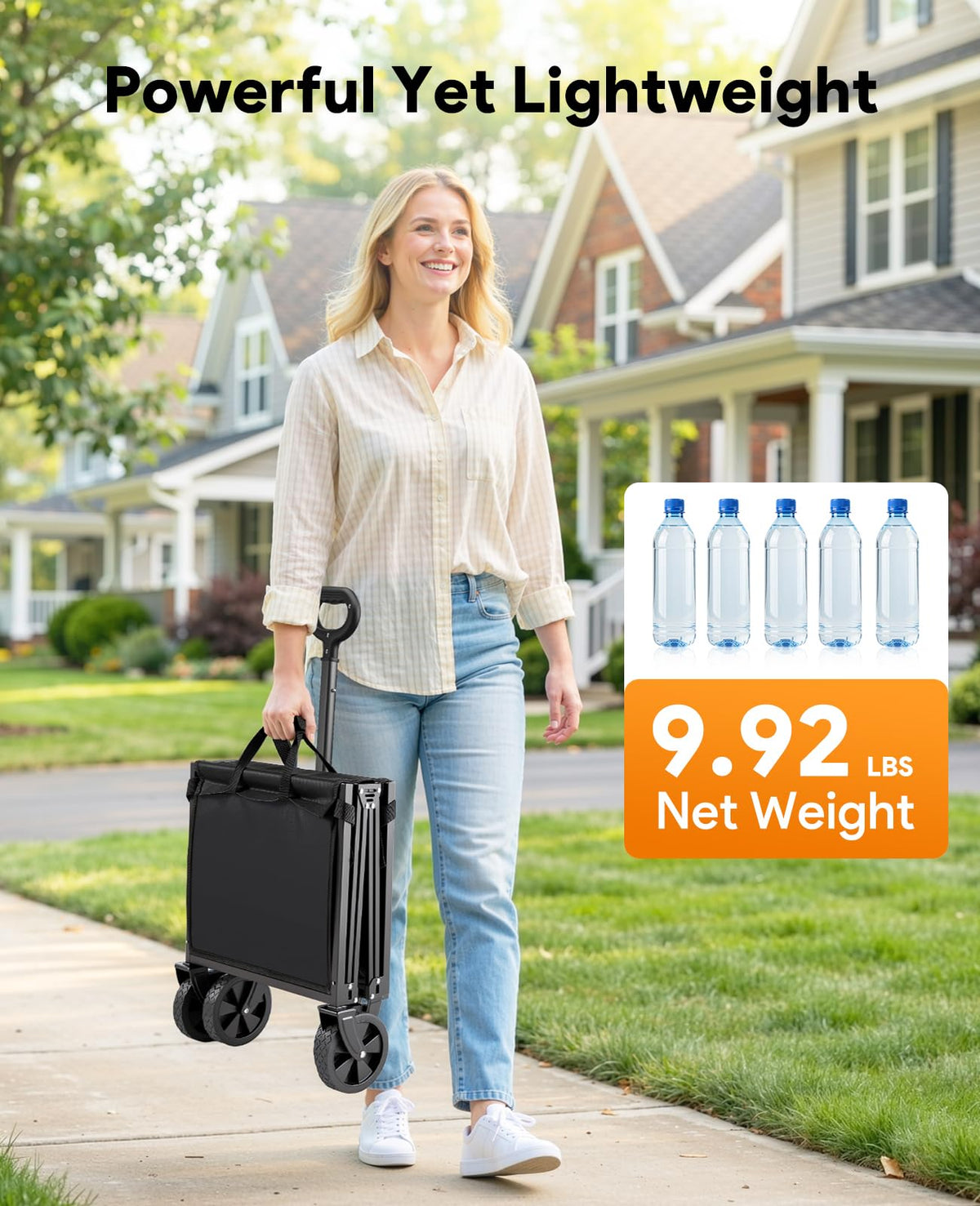 Collapsible Wagon Cart with Wheels Z807