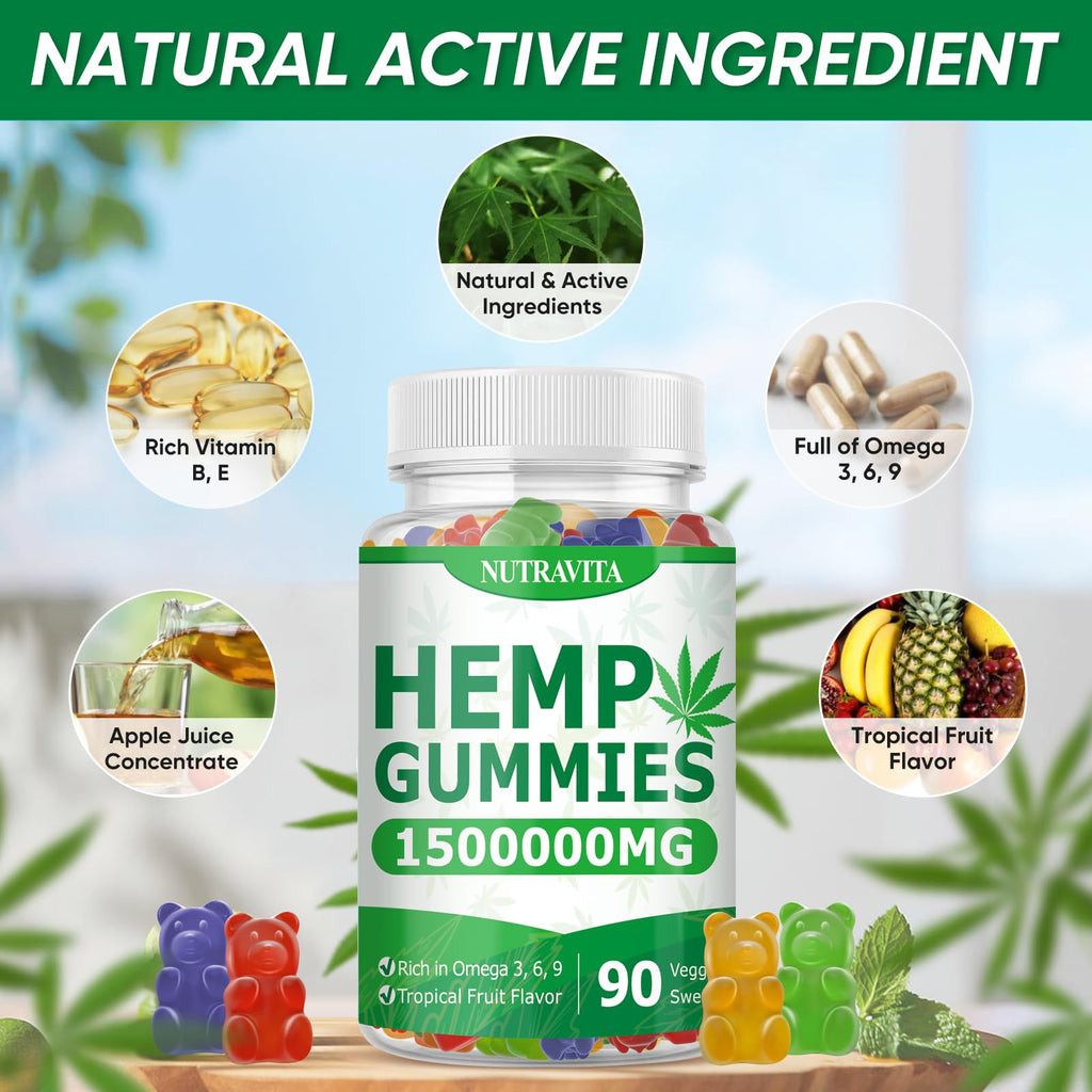 Fruit Hemp Gummies 180 Gummies L323