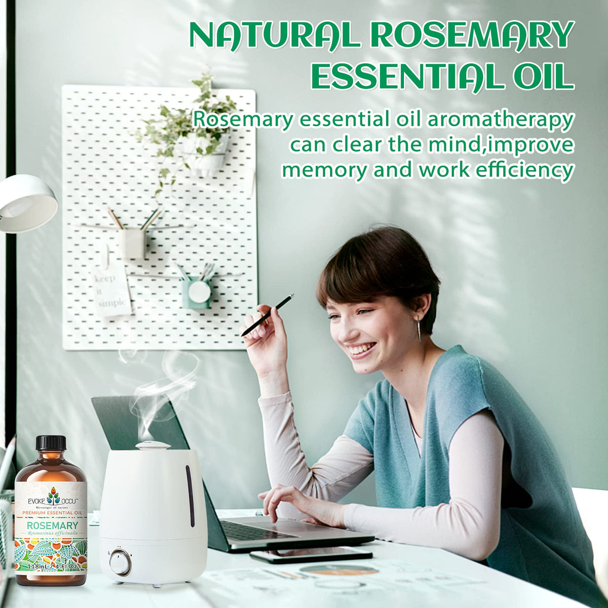 Rosemary Tea Tree Lavender Peppermint Cinnamon Essential Oil 4 FL Oz N554