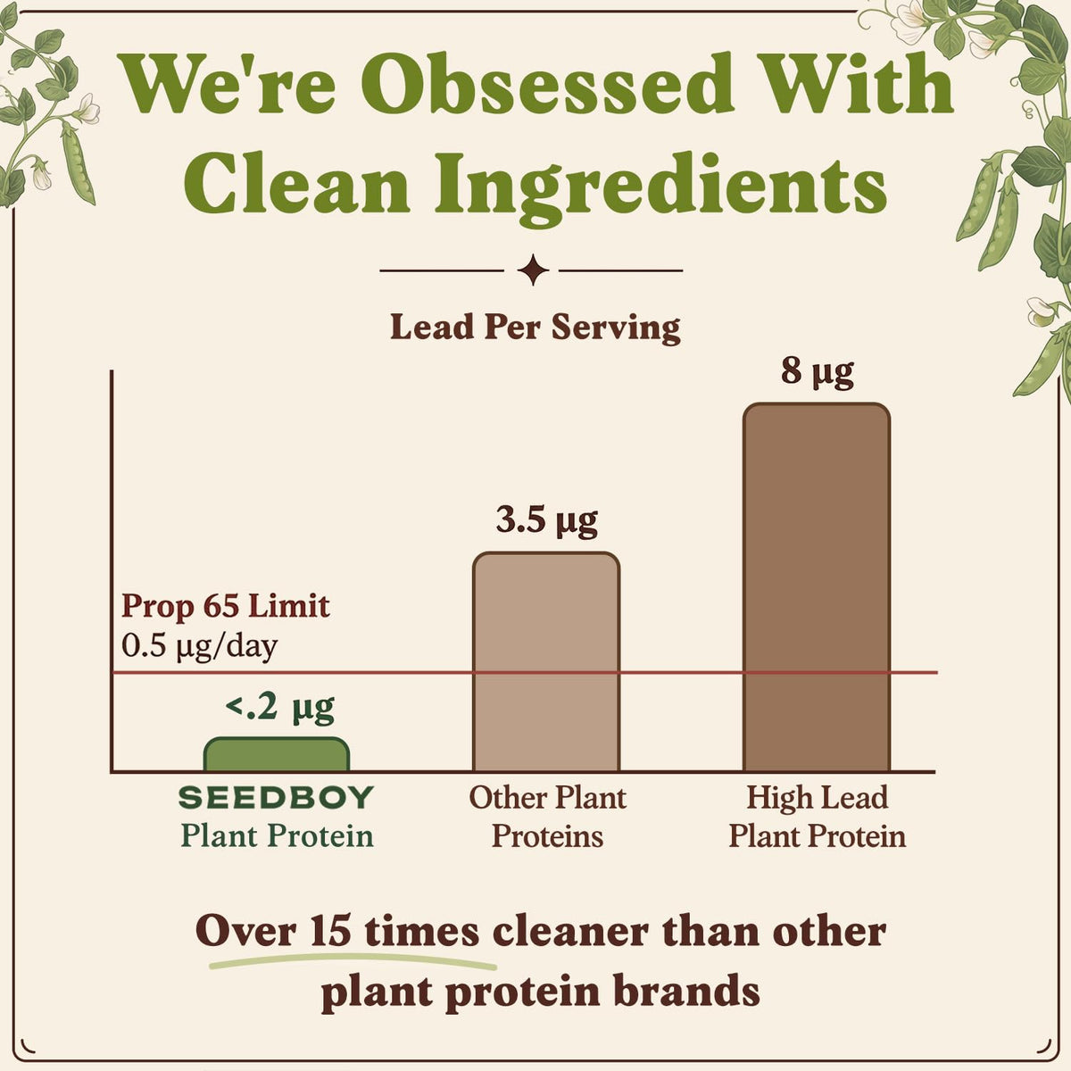 Organic Non-GMO Pea Protein Powder 1 lb Bag P805