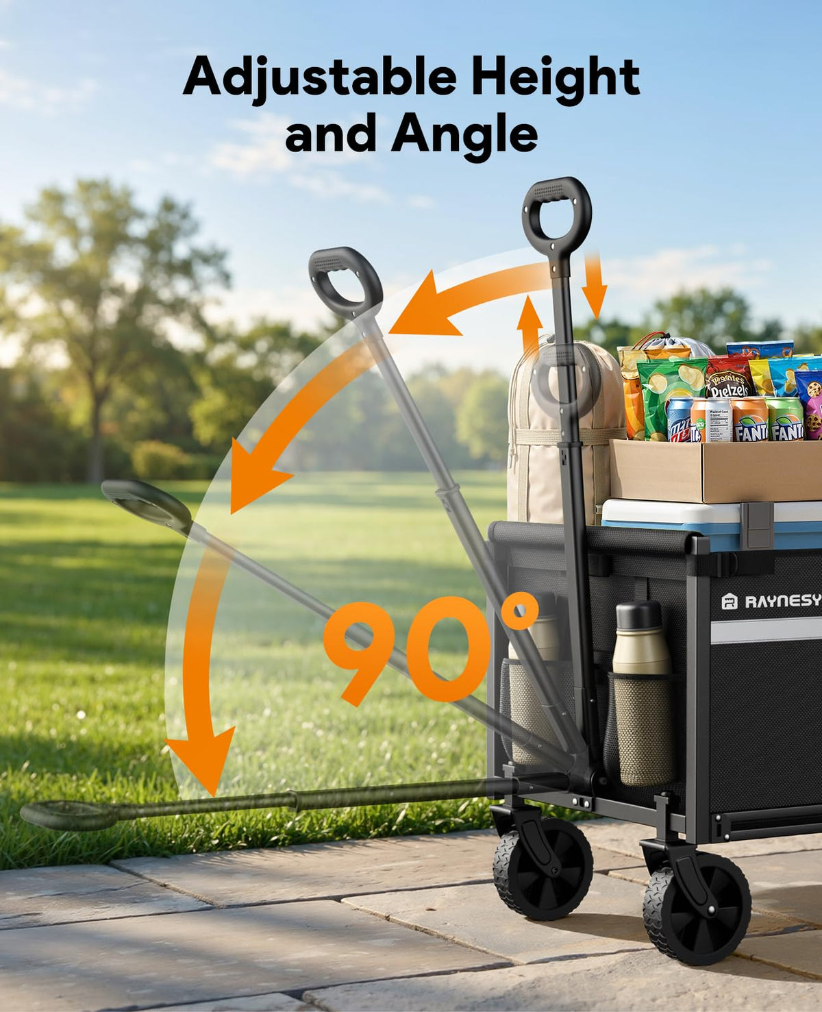 Collapsible Wagon Cart with Wheels Z807