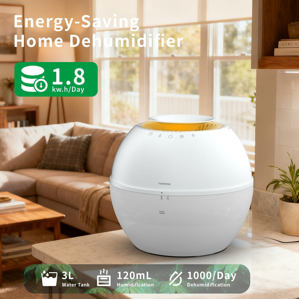 2-in-1 Dehumidifier & Humidifier with Purifier, 101oz Tank H578