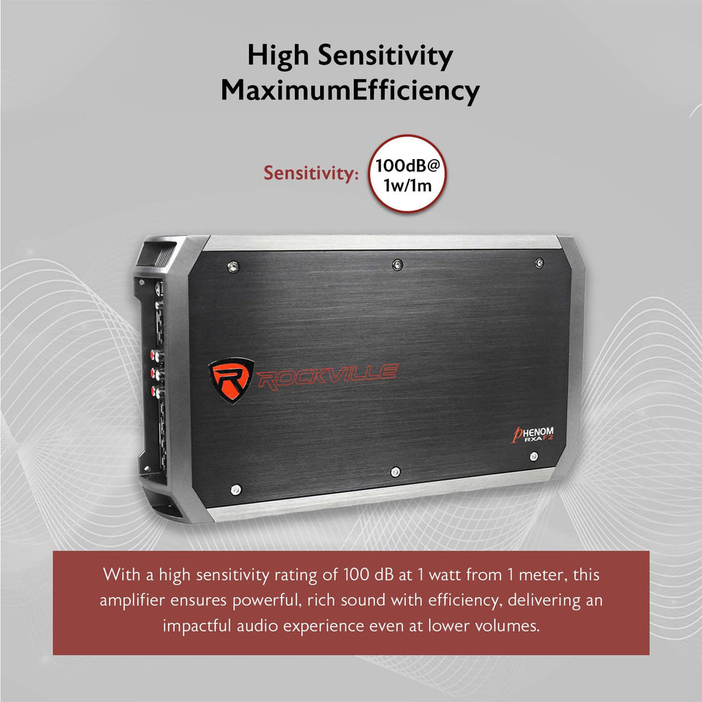 4-Channel Class A/B Car Amplifier 2400W Peak J331456