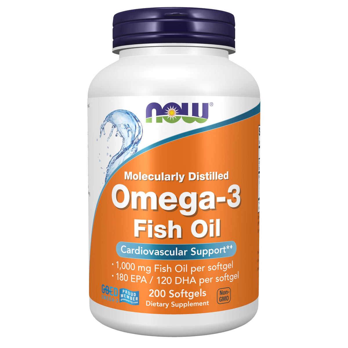 Omega-3 180 EPA / 120 DHA 200 Softgels S719